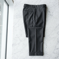 Tailored Wool Slim Trousers in charcoal grey – Megoha Army luxury menswear