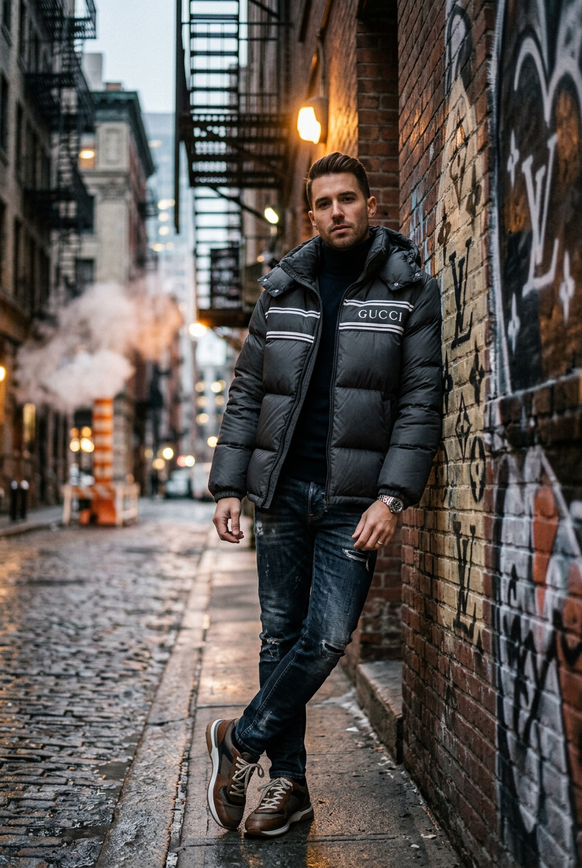 Lifestyle Dark Grey Puffer