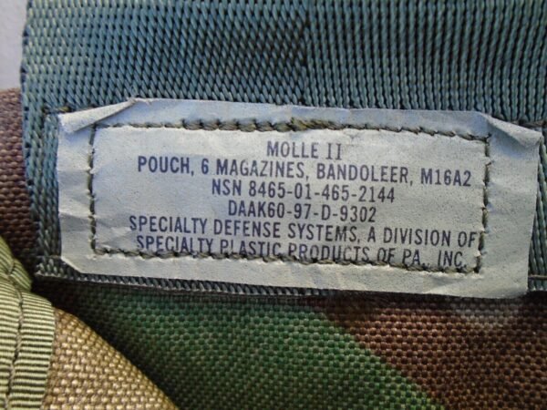 Bandoleer Woodland 6 MAG MOLLE - Image 2